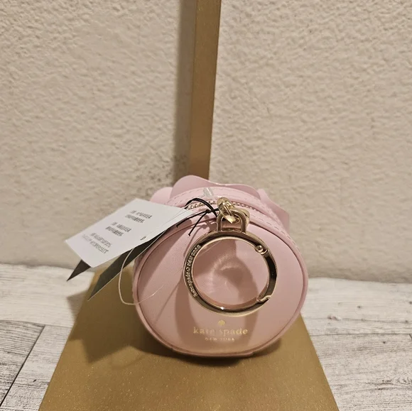 Kate Spade Pink Rose Coin Charm